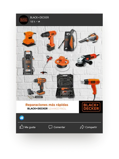 Publicación de Black+Decker: Esmeril Angular + 5 Discos