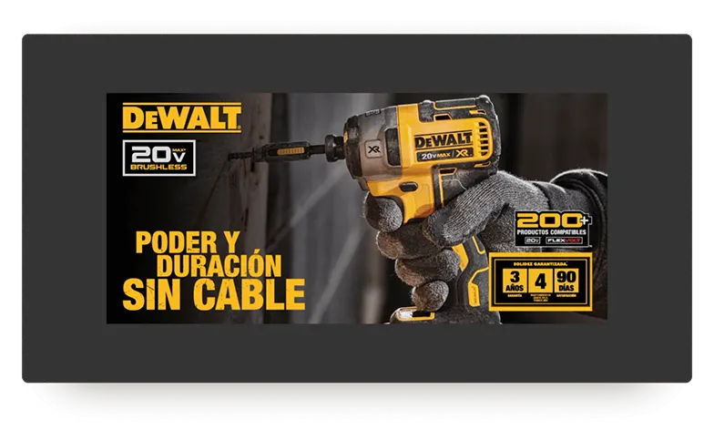Publicación de DeWALT: Poder y Duración Sin Cable