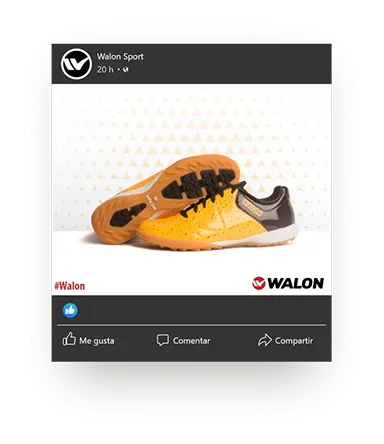 Publicación de Walon Sport: zapatillas de fútbol