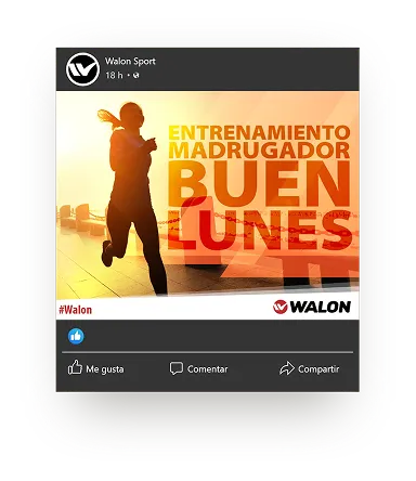 Publicación de Walon Sport: Entrenamiento madrugador, buen lunes