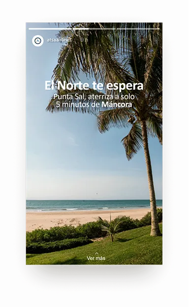 Publicación de Instagram Atsa Airlines: El Norte te espera