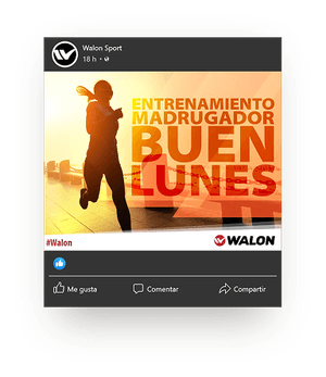 Publicación de Walon Sport: Entrenamiento madrugador, buen lunes