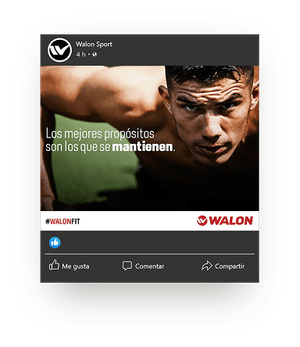 Publicación de Walon Sport: Los mejores propósitos son los que se mantienen