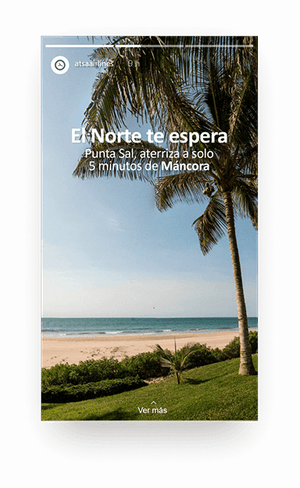 Publicación de Instagram Atsa Airlines: El Norte te espera